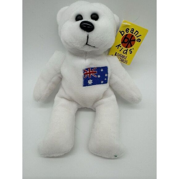 Skansen Beanie Kids Ozzy The Aussie Bear New Zealand Retired 1998 NWT 🧸🇳🇿 - Picture 2 of 7